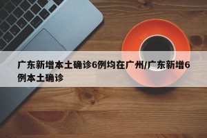 广东新增本土确诊6例均在广州/广东新增6例本土确诊